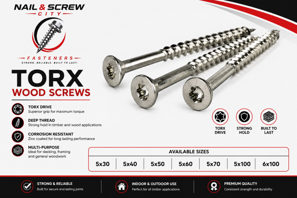 Stainless Torx Screws